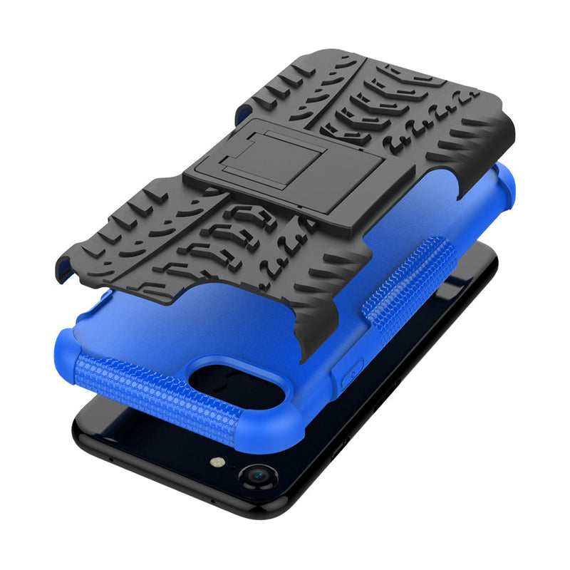 iPhone SE Case (3rd Gen) Heavy Duty (Blue)