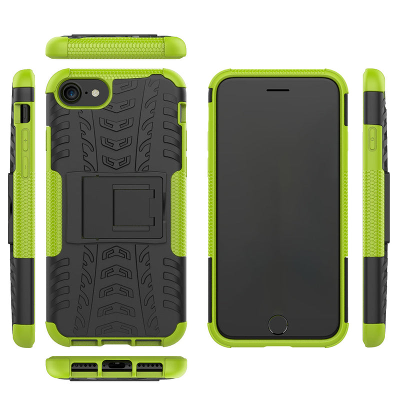 iPhone SE Case (3rd Gen) Heavy Duty (Green)