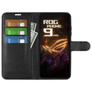 Asus ROG Phone 9 Pro PU Leather Wallet Case [Black]