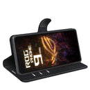 Asus ROG Phone 9 Pro PU Leather Wallet Case [Black]