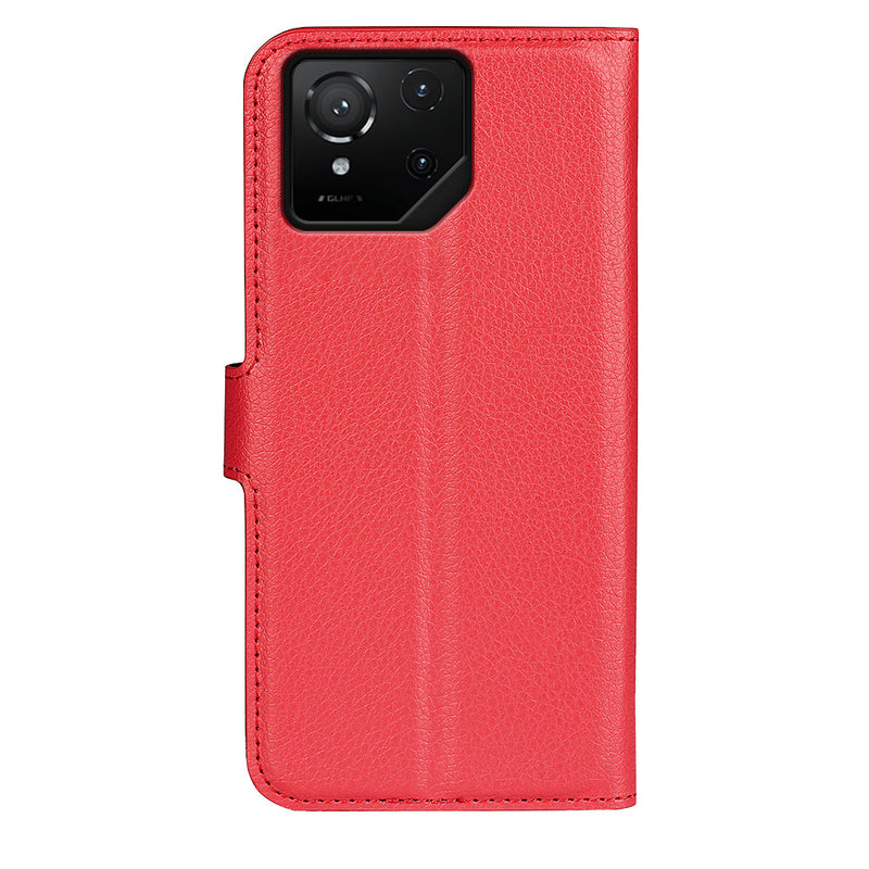 Asus ROG Phone 9 PU Wallet Case [Red]
