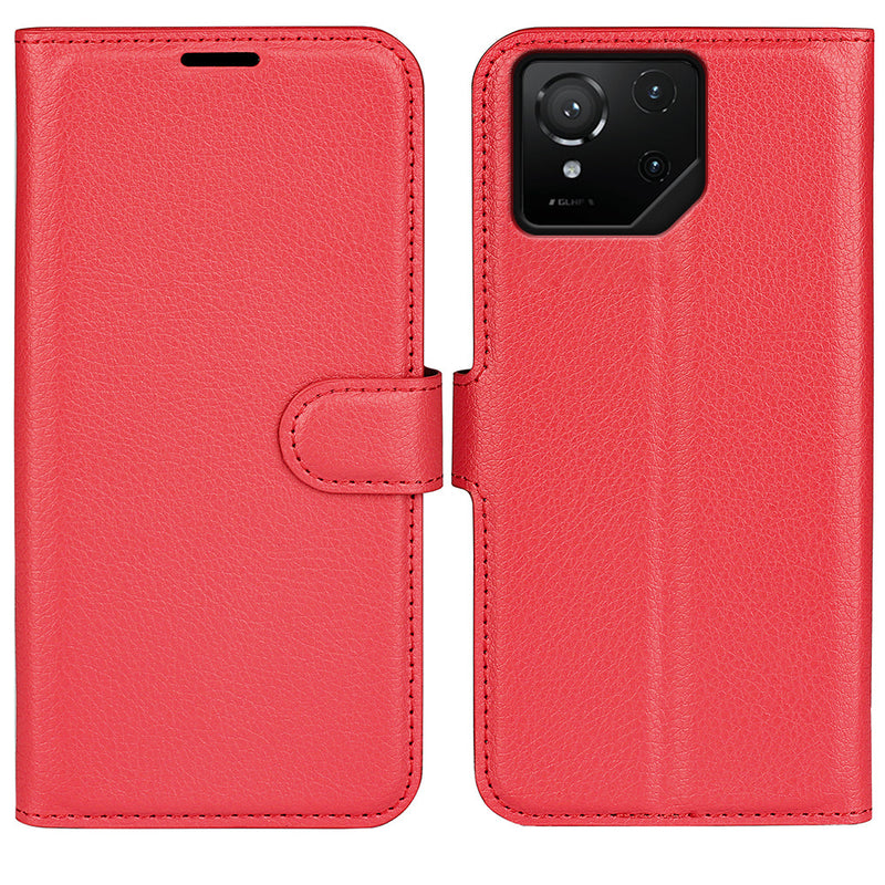Asus ROG Phone 9 PU Wallet Case [Red]