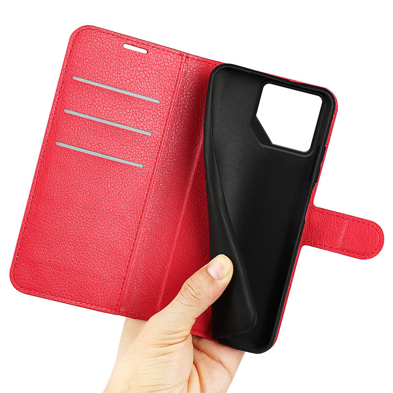 Asus ROG Phone 9 PU Wallet Case [Red]