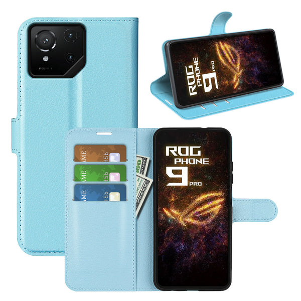 Asus ROG Phone 9 Pro PU Leather Wallet Case [LightBlue]