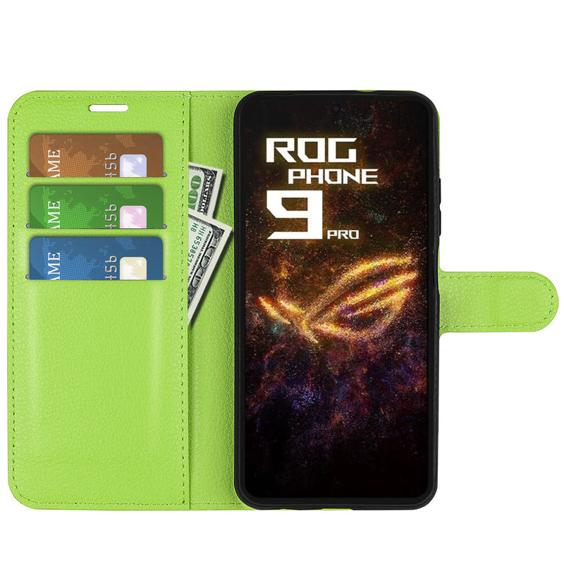 Asus ROG Phone 9 PU Wallet Case [Green]