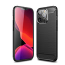 iPhone 13Pro Carbon Fibre TPU Case Slim Shockproof Cover Black