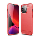 iPhone 13Pro Carbon Fibre TPU Case Slim Shockproof Cover Red