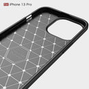 iPhone 13Pro Carbon Fibre TPU Case Slim Shockproof Cover Navy