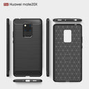 Huawei Mate 20X Carbon Fibre TPU Case Slim Shockproof Cover Black