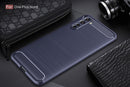 OnePlus Nord Carbon Fibre TPU Case Slim Shockproof Cover Navy
