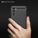 OnePlus Nord Carbon Fibre TPU Case Slim Shockproof Cover Navy