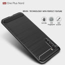 OnePlus Nord Carbon Fibre TPU Case Slim Shockproof Cover Navy