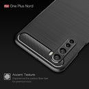 OnePlus Nord Carbon Fibre TPU Case Slim Shockproof Cover Navy