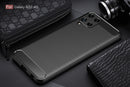 Samsung M32 Carbon Fibre TPU Case Slim Shockproof Cover Black