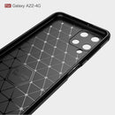 Samsung M32 Carbon Fibre TPU Case Slim Shockproof Cover Black