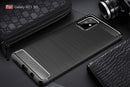 Samsung A71-5G Carbon Fibre TPU Case Slim Shockproof Cover Black
