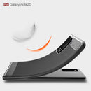 Samsung Note20 Carbon Fibre TPU Case Slim Shockproof Cover Black
