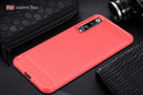 Xiaomi Mi 9 SE Carbon Fibre TPU Case Slim Shockproof Cover Red