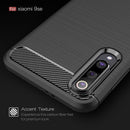 Xiaomi Mi 9 SE Carbon Fibre TPU Case Slim Shockproof Cover Red