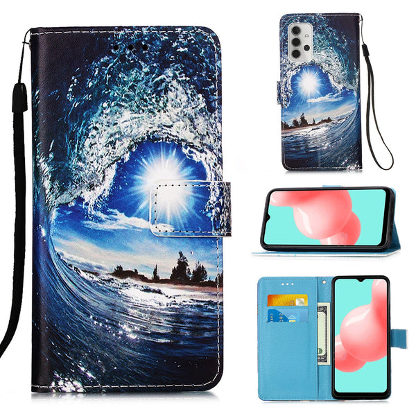 Samsung A32 5G Case Designer PU (SeaWave)