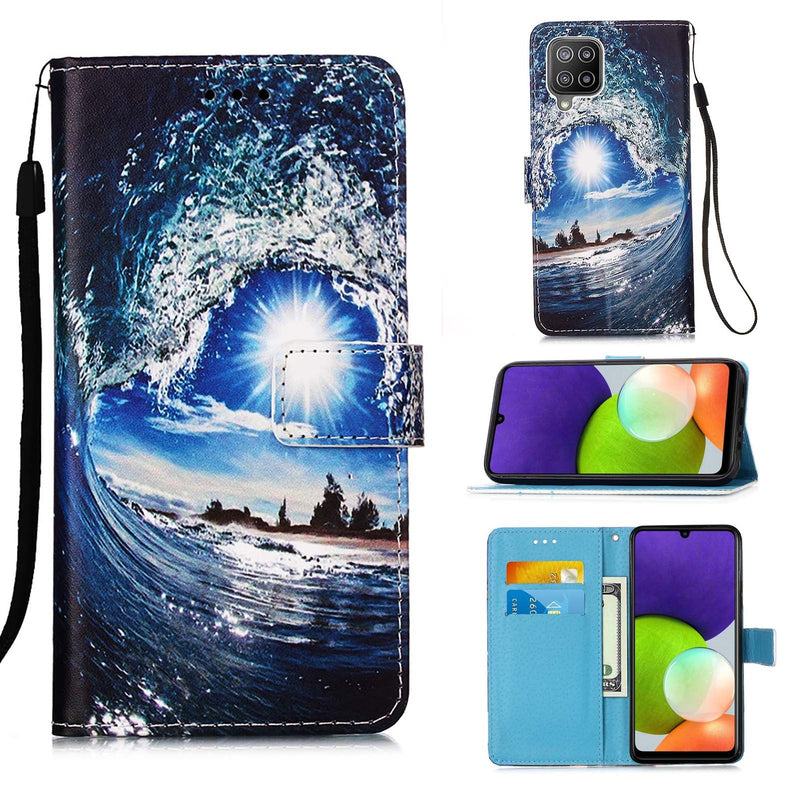 Samsung A22 4G Case Designer PU (SeaWave)