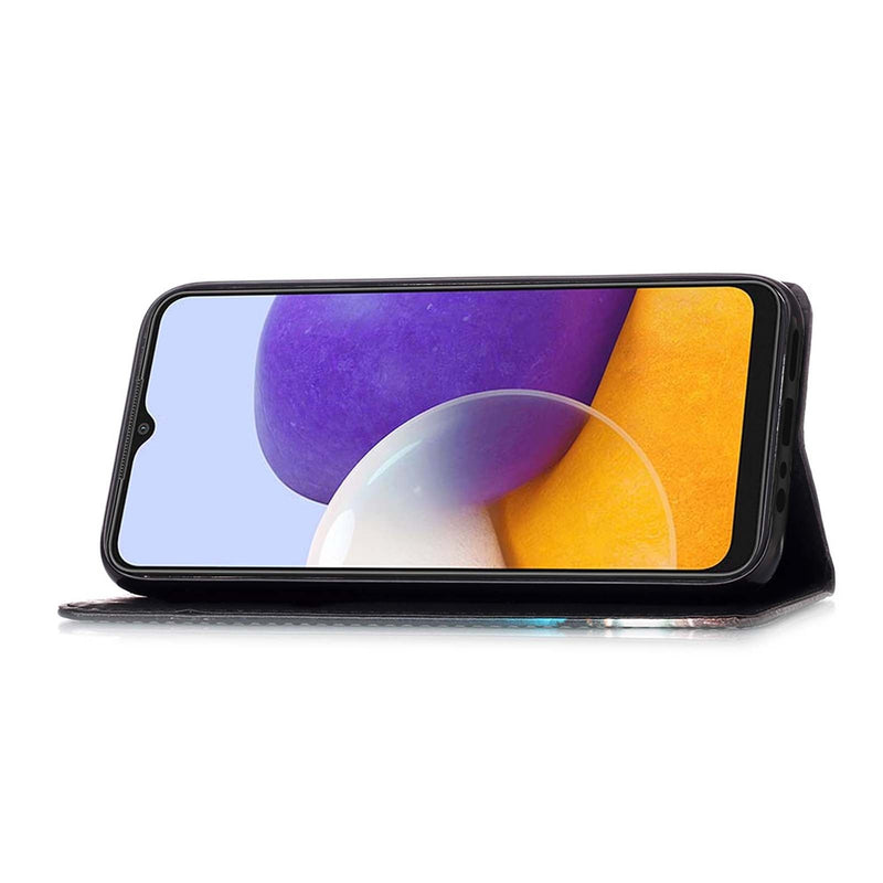 Samsung A22 5G Case Designer PU (Cat&Tiger)