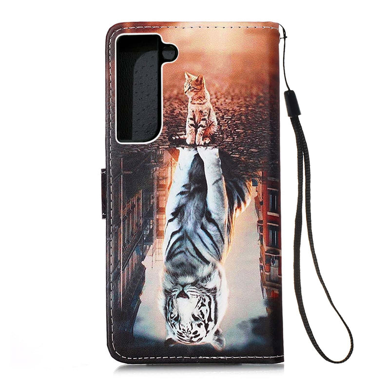 Samsung Galaxy S22 Case Designer PU (Cat&Tiger)