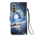 Samsung S21 FE Case Designer PU (SeaWave)