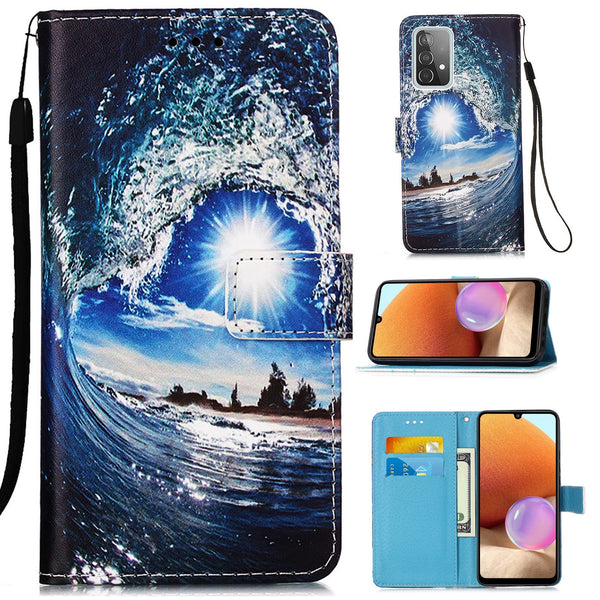 Samsung A32 4G Case Designer PU (SeaWave)