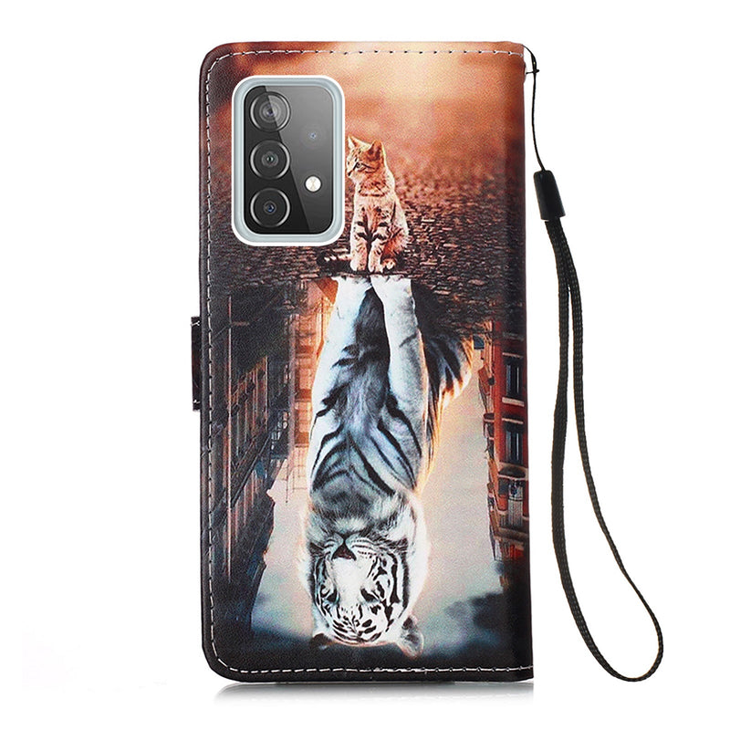 Samsung A32 4G Case Designer PU (Cat&Tiger)