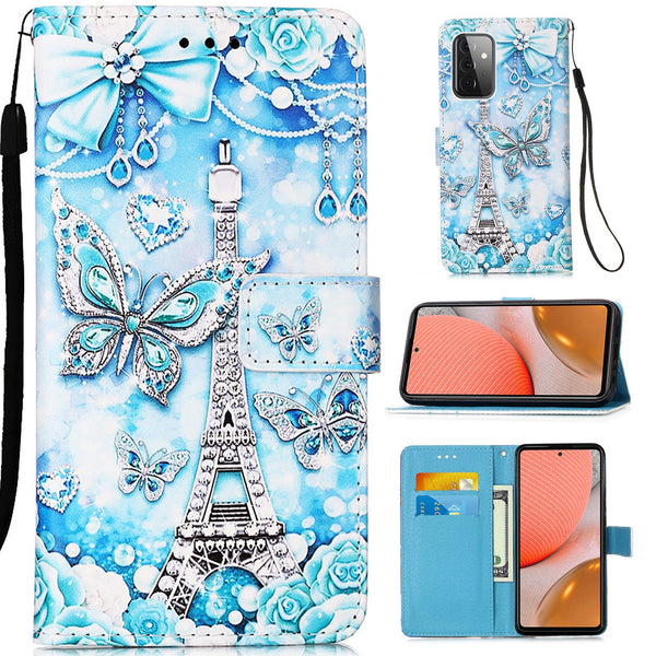 Samsung A72 Case Designer PU (EiffelTower)