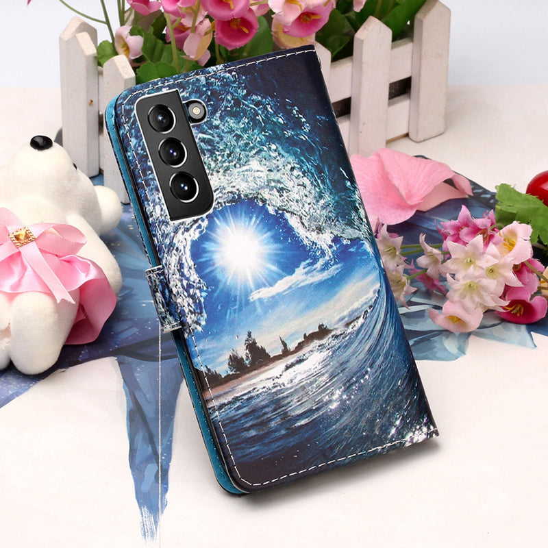 Samsung S21 Plus Case Designer PU (SeaWave)