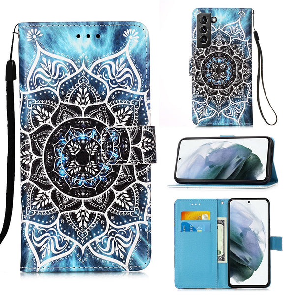 Samsung S21 Plus Case Designer PU (Mandala)