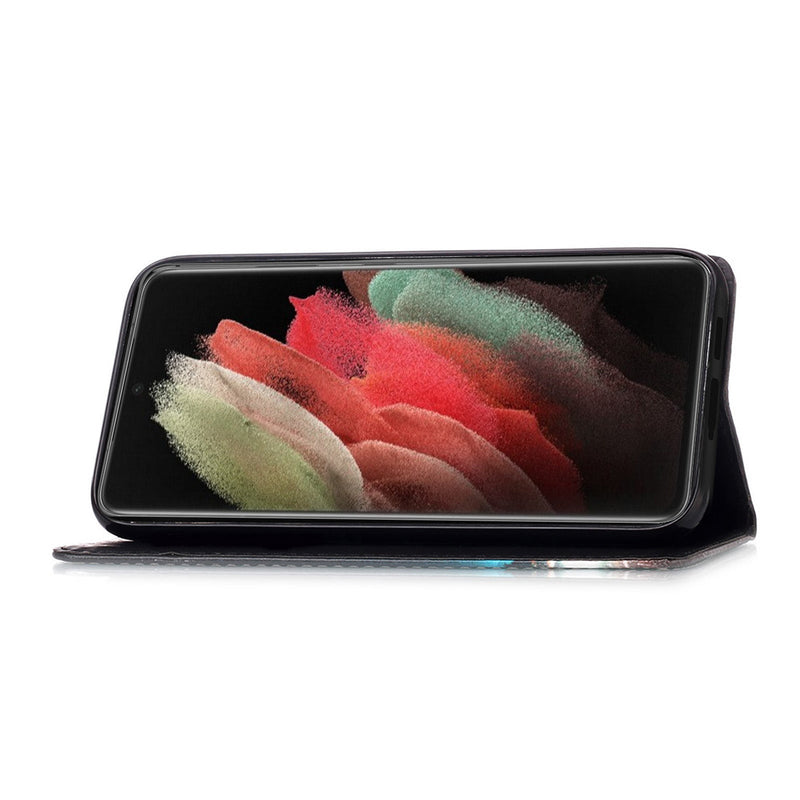 Samsung S21 Ultra Case Designer PU (Cat&Tiger)