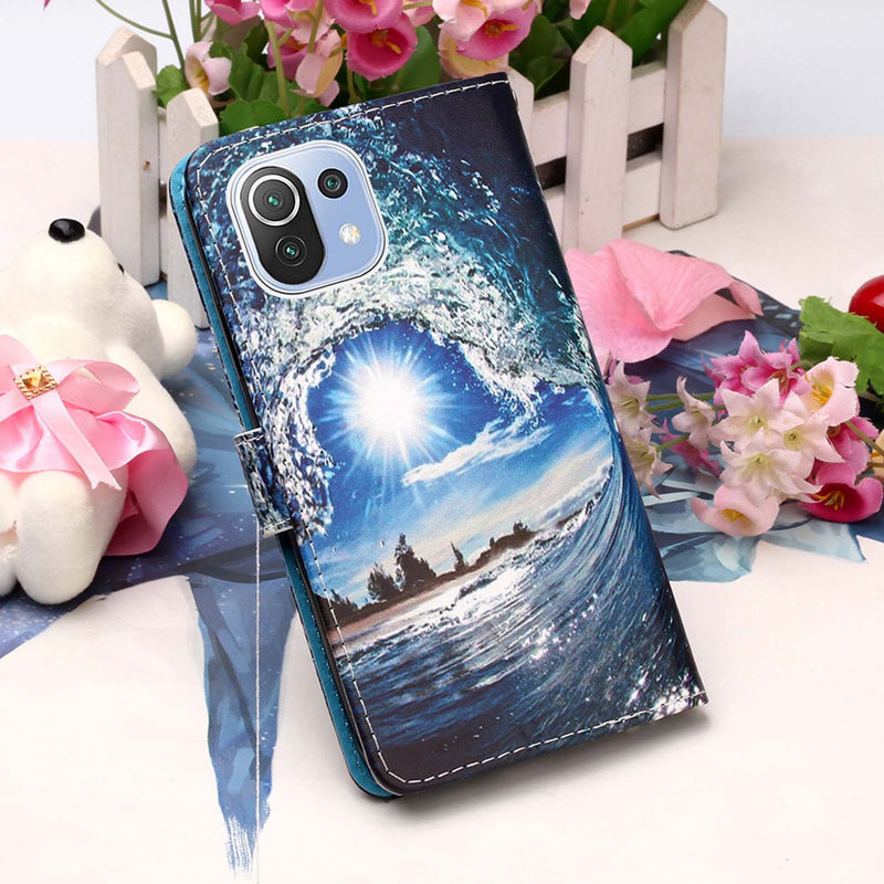 Xiaomi Mi 11 Lite 5G Case Designer PU (SeaWave)