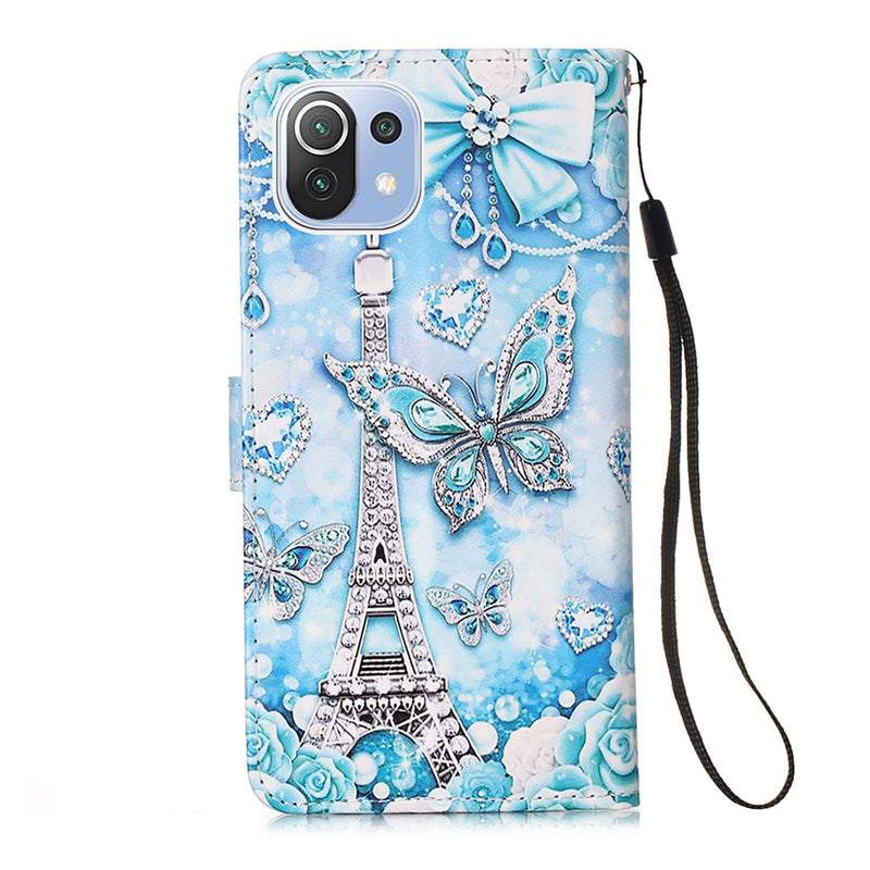 Xiaomi Mi 11 Lite 5G Case Designer PU (EiffelTower)