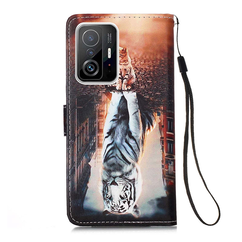 Xiaomi 11T Pro Case Designer PU (Cat&Tiger)