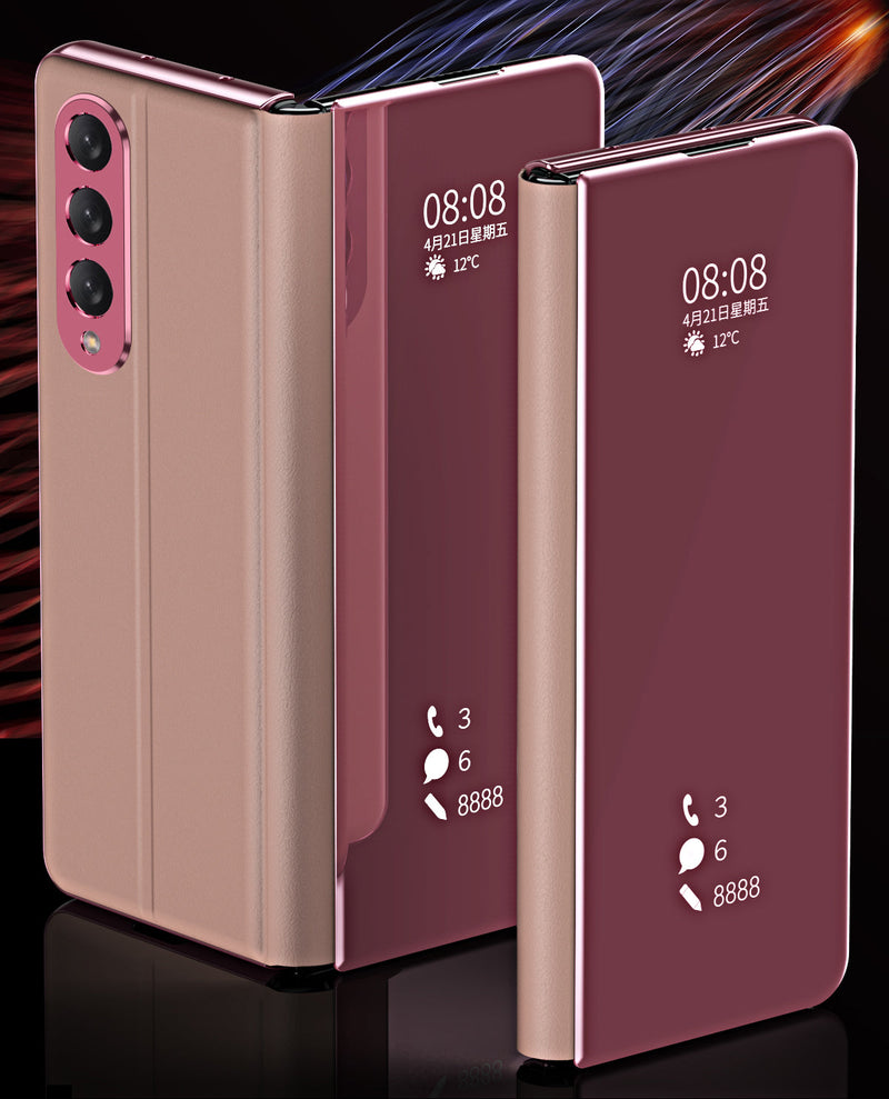 Samsung Galaxy Z Fold3 5G Mirror Folio Case (Black)