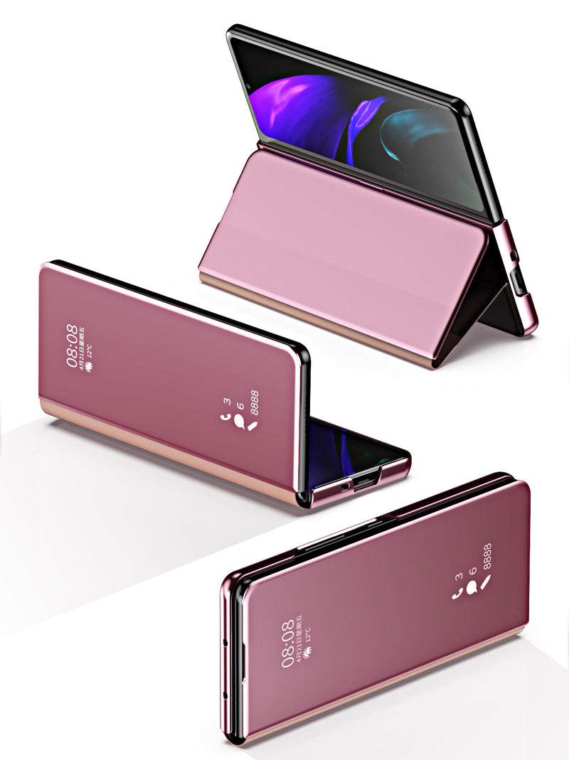 Samsung Galaxy Z Fold3 5G Mirror Folio Case (Pink)