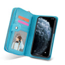 iPhone 13 Mini Case Zipper Wallet (LightBlue)