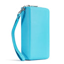 iPhone 13 Pro Max Case Zipper Wallet (LightBlue)
