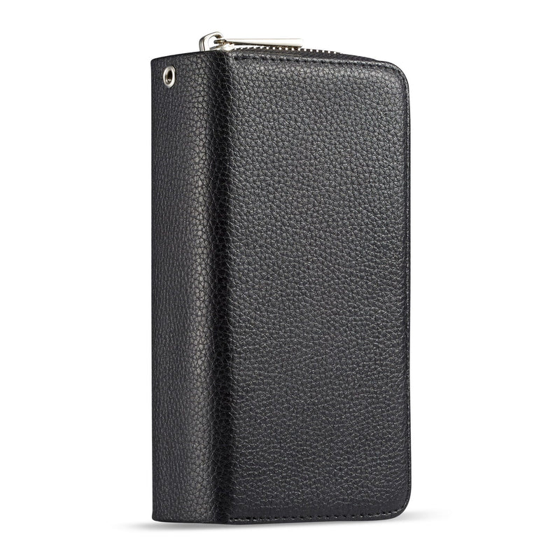 Samsung Note 10 Case Zipper Wallet (Black)