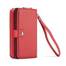 Samsung Note 10 Plus Case Zipper Wallet (Red)