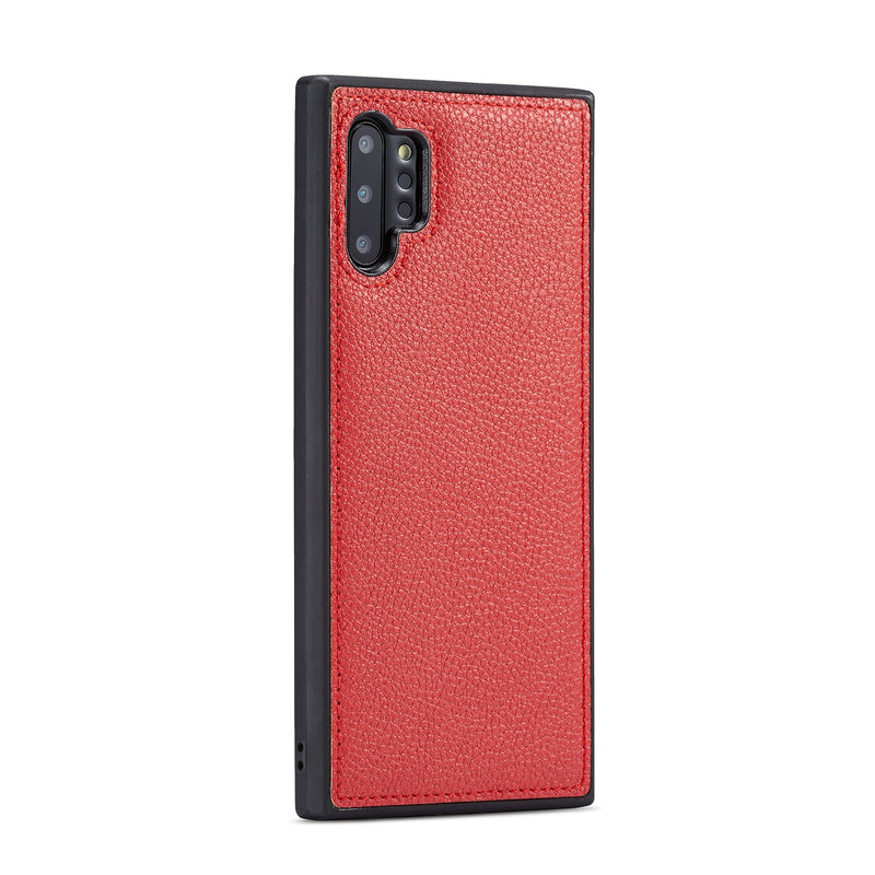 Samsung Note 10 Plus Case Zipper Wallet (Red)