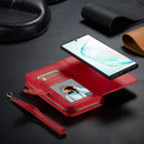 Samsung Note 10 Case Zipper Wallet (Red)