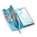 Samsung Note 10 Case Zipper Wallet (LightBlue)