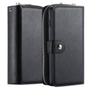 Samsung S10E Case Zipper Wallet (Black)