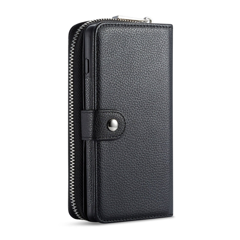 Samsung S10E Case Zipper Wallet (Black)
