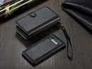 Samsung S10E Case Zipper Wallet (Black)
