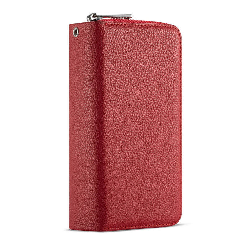 Samsung S10E Case Zipper Wallet (Red)